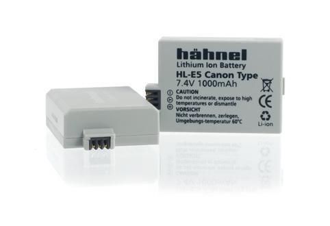 HÄHNEL HL-E5 Canon 7,4v 1000mAh Erstatning for LP-E5  EOS 450D/ 1000D (1000 178.9)