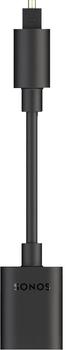 SONOS Optical Audio Adapter | For Sonos Arc, Amp and Beam | Optical Digital - HDMI | Adaptor | Black (OPADPWW1BLK)