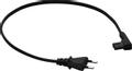 SONOS One/ Play:1 Short Short Power Cable 0,5m (Black)