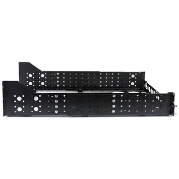 StarTech 3U Universal Server Rack Rails - TAA Compliant Fixed Mounting Rails - 19" Adjustable Depth Rack Mount Rails (UNIRAILS3U) - rackskinne - 3U (UNIRAILS3U)