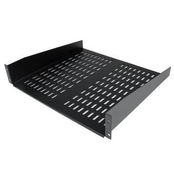 StarTech 2U Server Rack Shelf - Universal Vented Cantilever Tray for 19" Network Equipment Rack & Cabinet - Heavy Duty Steel - 50lb - 16" Deep (CABSHELFV) rack-hylle - 2U (CABSHELFV)