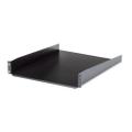 2U 22in Depth Fixed Rack Mount Shelf - 22kg