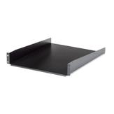 StarTech 2U Fixed Server Rack Mount Shelf, 22in Deep Steel Universal Cantilever Tray for 19" AV/ Data/ Network Equipment Rack with Cage Nuts & Screws, 50lbs Weight Capacity, 22" Deep - 2U Network Rack Shelf (CAB (CABSHELF22)