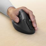 Logitech Lift for Business - vertikal mus - Bluetooth,  2.4 GHz - grafitt (910-006495)