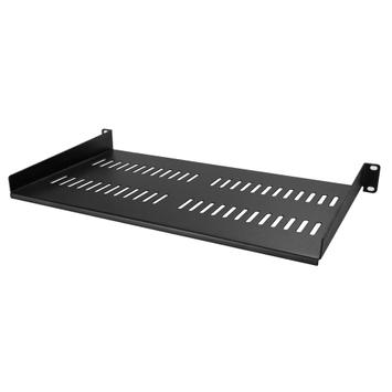 StarTech 1U Vented Server Rack Cabinet Shelf, 10in Deep Fixed Cantilever Tray, Rackmount Shelf for 19" AV/ Data/ Network Equipment Enclosure with Cage Nuts & Screws, 44lbs Weight Cap. - 1U Network Rack Shelf (CA (CABSHELFV1U)