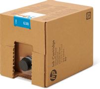 HP 638 10L Cyan Stitch Ink Cartridge