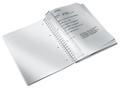 LEITZ Notesblok WOW PP A4 m/hul lin.80ark sort (46370095)