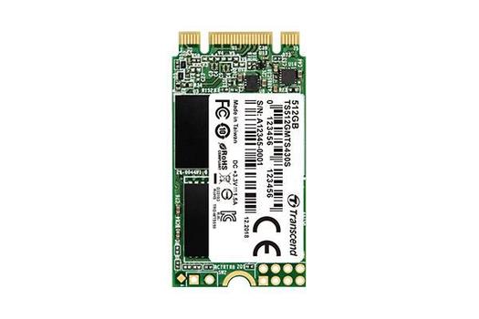 TRANSCEND 512GB M.2 2242 SSD SATA3 B+M Key TLC (TS512GMTS430S)