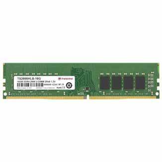 TRANSCEND JetRAM - DDR4 - kit - 32 GB: 2 x 16 GB - DIMM 288-pin - 3200 MHz / PC4-25600 - CL22 - 1.2 V - unbuffered - non-ECC (JM3200HLE-32GK)