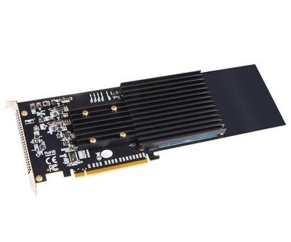 SONNET PCIe card for 4 x M2-SSD silent card TB3 kompatibel (FUS-SSD-4X4-E3S)