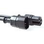 ACT Voedingskabel - IEC 60320 C14 naar IEC 60320 C15 - 250 V - 10 A - 2.5 m - met strengen - zwart, RAL 9011