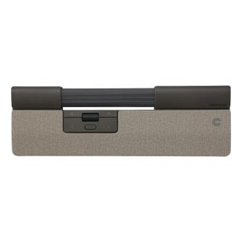 CONTOUR DESIGN CONTOUR SliderMouse Pro Wired with Slim wrist rest in Light grey fabric leather (601401)