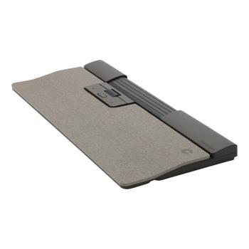 CONTOUR DESIGN CONTOUR SliderMouse Pro Wireless with Regular wrist rest in Light grey fabric leather (601409)