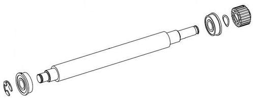 HONEYWELL PLATEN ROLLER ASSY 4" PEEL A-CLASS CPNT (15-3019-02 $DEL)