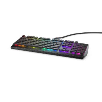 DELL Alienware AW510K - Keyboard - backlit - USB - key switch: CHERRY MX Low Profile Red - Dark Side of the Moon - for Alienware Area-51, Aurora, Aurora R10, Aurora R9, M15, M17, G5 5090, XPS 8940 (AW510K-G-WW)