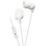 JVC In-Ear Headphone Remote + Mic. White - qty 1