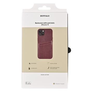 BUFFALO Back cover PU 2 card iPhone 13 Brown (590090)