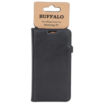 BUFFALO Lommebokveske Svart Samsung S7 5,1" (657522)