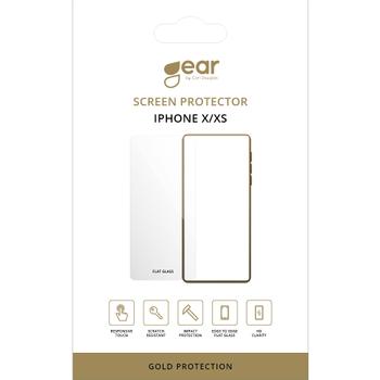Gear by Carl Douglas Glass Prot. Flat Case Friendly 2.5D GOLD iPhone X/ Xs/ 11Pro (661070)