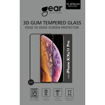 Gear by Carl Douglas Glass Prot. Curved Black Frame 3D PLATINUM iPhone X/Xs/11 Pro (661071)