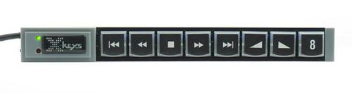 P.I. ENGINEERING X-Keys Stick USB 8 Taster (XKS-08-USB-R)