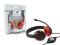 EQUIP USB STEREO HEADSET RED MIC