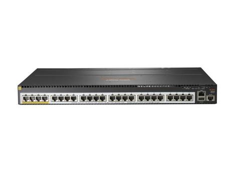 HPE Aruba 2930M Switch 24G 1 Slot PoE Class 6 Layer 3 10 Chassis Backplane Stacking Static RIP Access OSPF Routing ACLs (R0M68A)