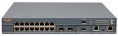 Hewlett Packard Enterprise Aruba 7010 (RW) 16p 150W PoE+ 10/100/1000BASE-T 1G BASE-X SFP 32 AP and 2K Clients Controller