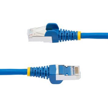StarTech 3m CAT6a Ethernet Cable - Blue - Low Smoke Zero Halogen (LSZH) - 10GbE 500MHz 100W PoE++ Snagless RJ-45 w/Strain Reliefs S/FTP Network Patch Cord - koblingskabel - 3 m - blå (NLBL-3M-CAT6A-PATCH)