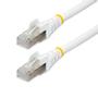 STARTECH StarTech.com 7.5m CAT6a Snagless RJ45 Ethernet White Cable with Strain Reliefs (NLWH-750-CAT6A-PATCH)