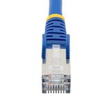 StarTech 3m CAT6a Ethernet Cable - Blue - Low Smoke Zero Halogen (LSZH) - 10GbE 500MHz 100W PoE++ Snagless RJ-45 w/Strain Reliefs S/FTP Network Patch Cord - koblingskabel - 3 m - blå (NLBL-3M-CAT6A-PATCH)