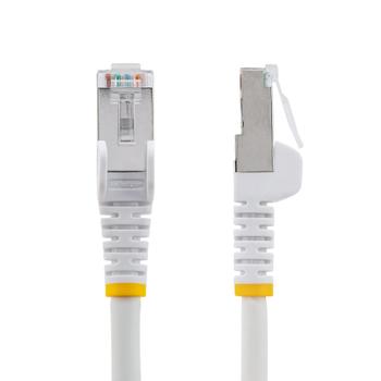 STARTECH StarTech.com 1m CAT6a Snagless RJ45 Ethernet White Cable with Strain Reliefs (NLWH-1M-CAT6A-PATCH)