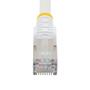 STARTECH StarTech.com 1m CAT6a Snagless RJ45 Ethernet White Cable with Strain Reliefs (NLWH-1M-CAT6A-PATCH)