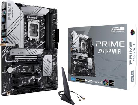 ASUS PRIME Z790-P WIFI Hovedkort - Intel Z790 - Intel LGA1700 socket - DDR5 RAM (90MB1CJ0-M0EAY0)