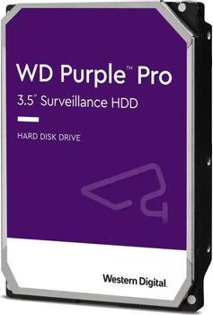 WESTERN DIGITAL Purple Pro 8TB SATA 6Gb/s HDD 3.5inch internal 7200Rpm 256MB Cache 24x7 Bulk (WD8001PURP)