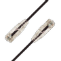 LinkIT SlimPatch U/UTP Cat6A Black  (SUTPC6A-0500M-SV)