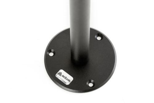 EDBAK Bordfeste SV30 justerbart 19-27" , 100x100 , 28-45cm , Svart (SV30c-B)