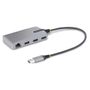 STARTECH StarTech.com 3-Port USB Hub with Ethernet - 3x USB-A Ports - Gigabit Ethernet RJ45