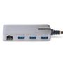 STARTECH StarTech.com 3-Port USB-C Hub with Ethernet - 3x USB-A Ports Gigabit Ethernet RJ45 (5G3AGBB-USB-C-HUB)