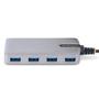 STARTECH StarTech.com 4-Port USB-C Hub - 5Gbps Bus Powered USB C to 4x USB-A Hub with Optional Auxiliary Power Input (5G4AB-USB-C-HUB)