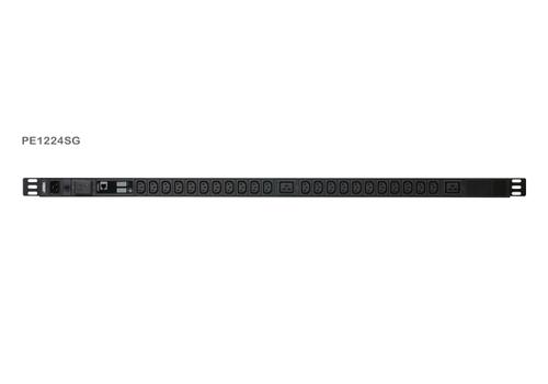 ATEN 24-Outlet 0U PDU with Current & Voltage LCD (PE1224SG-AT-G)