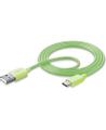 CELLULAR LINE STYLECOLOR USB-A to USB-C Cable 100cm - GREEN