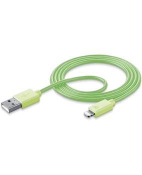 CELLULAR LINE STYLECOLOR USB-A to Lightning Cable 100cm - GREEN (USBDATAMFISMARTG)