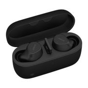 JABRA a Evolve2 Buds MS - True wireless earphones with mic - in-ear - Bluetooth - active noise cancelling - USB-A via Bluetooth adapter - noise isolating - black - Certified for Microsoft Teams