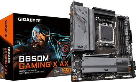 Gigabyte B650M GAMING X AX - 1.X - hovedkort - mikro ATX - Socket AM5 - AMD B650 (B650M GAMING X AX)
