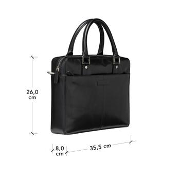 DBRAMANTE1928 14'' Laptop Bag Rosenborg (2nd gen), Black (BG14GTBL1495)