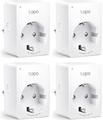 TP-LINK Tapo Mini Smart Wi-Fi Socket, Energy Monitoring (4-pack) /Tapo P110