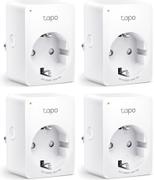 TP-Link Tapo Mini Smart Wi-Fi Socket, Energy Monitoring (4-pack) /Tapo P110