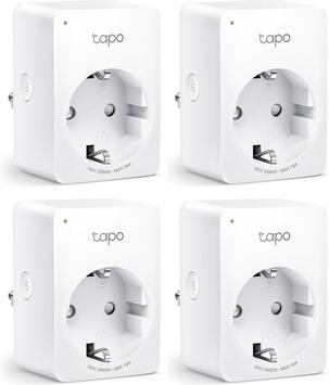TP-Link Tapo Mini Smart Wi-Fi Socket, Energy Monitoring (4-pack) /Tapo P110 (TAPO P110(4-PACK))