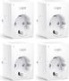 TP-LINK Tapo Mini Smart Wi-Fi Socket, Energy Monitoring (4-pack) /Tapo P110